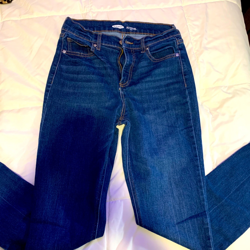 old navy straight jeans